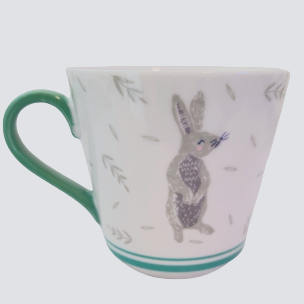 Bunny Rabbit mug cup tea coffee Grace fine porcelain